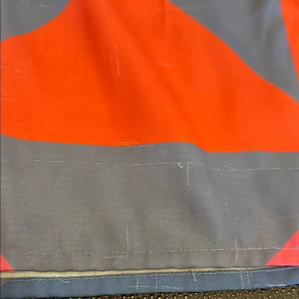 BritonCourt Colorful Geometric Dress with Flutter Sleeves size 2